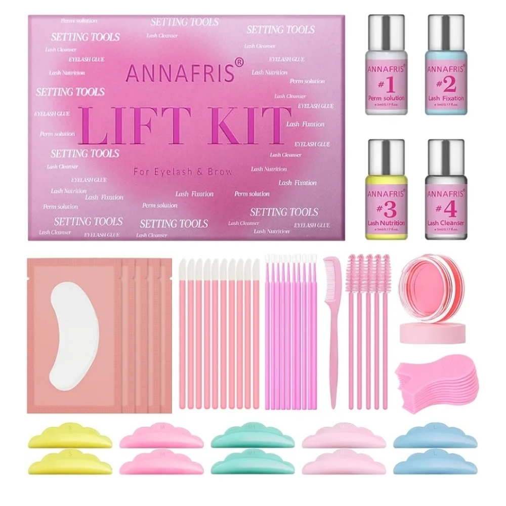 ANNAFRIS Eyelash & Brow Curling Lift Kit